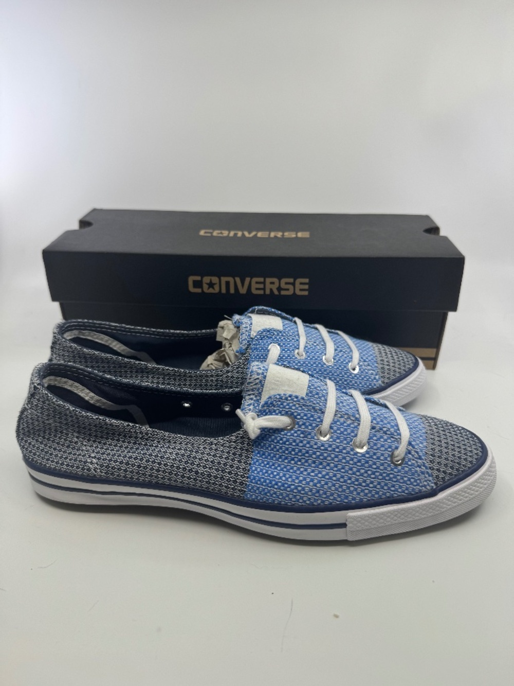 New Converse Chuck Taylor All Star Shoreline Knit Slip-on Sneaker Size 8 Women